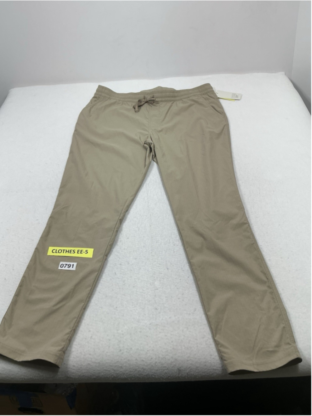 Mens NWT All In Motion Pullon Ripstop Pants Large Khaki Waist 38 Inch